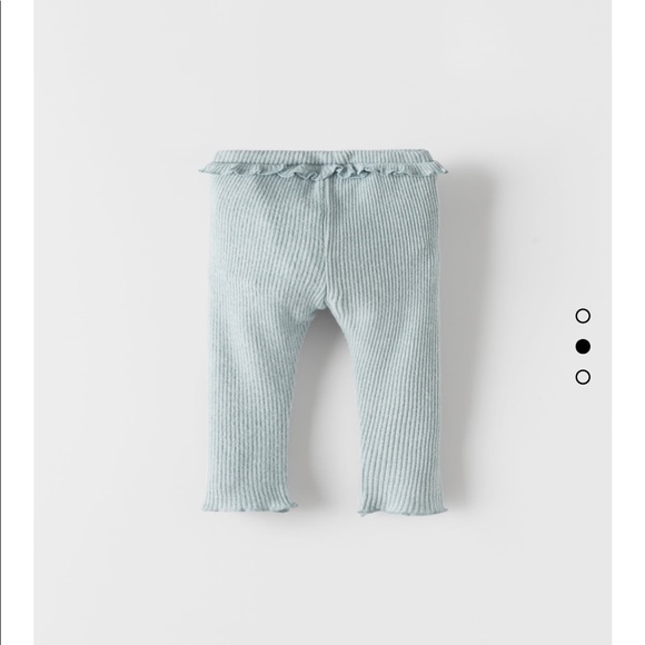 NWT Zara Baby Soft Ribbed Leggings 3-6 months - Picture 3 of 7